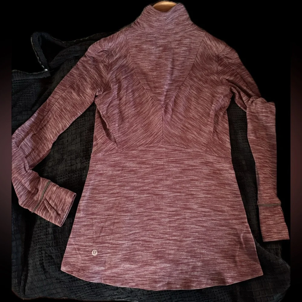 Lululemon Athletica Heathered  Quarter-Zip Pullover